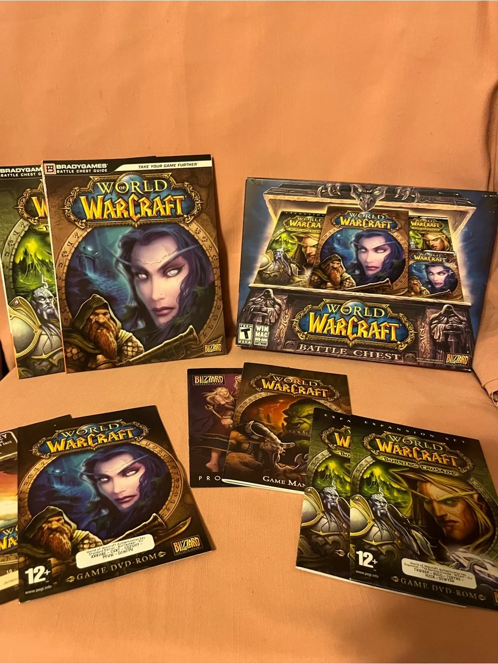 World of Warcraft Battle Chest & Guides - Blue Green Artwork